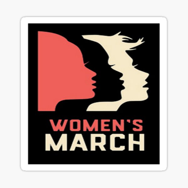Vista previa del artículo con la obra «Marcha femenina», diseñado y vendido por TheBlankVerse.