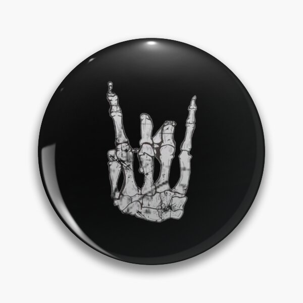 Item preview, rocknroll skeleton hand designed and sold by PlanenSus.
