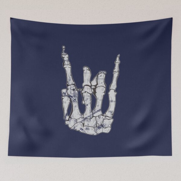 Item preview, rocknroll skeleton hand designed and sold by PlanenSus.