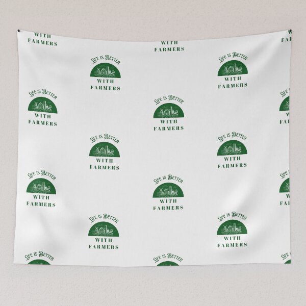 Item preview, Life Is Better With Farmers designed and sold by Mandie Ward Photography & Designs.