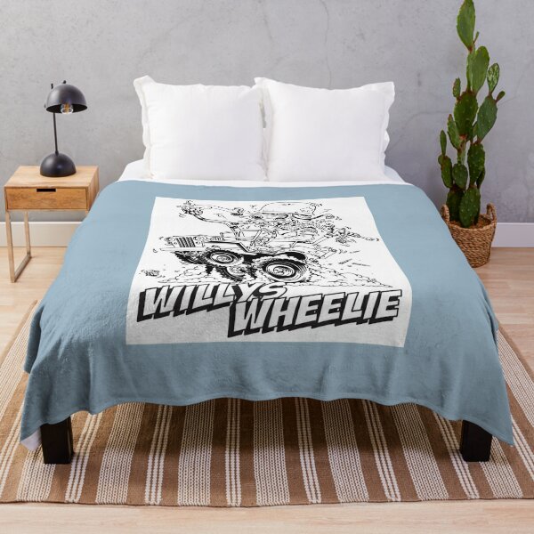 Bad B Throw Blanket-white – kulture designs