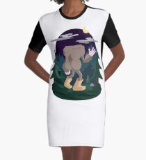The Legendary Bagfoot Graphic T-Shirt Dress