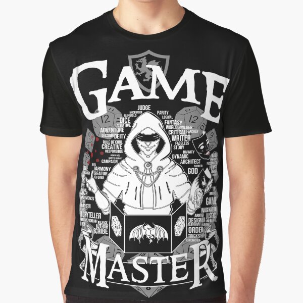 Game Master - White Graphic T-Shirt