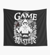 Game Master - White Wall Tapestry