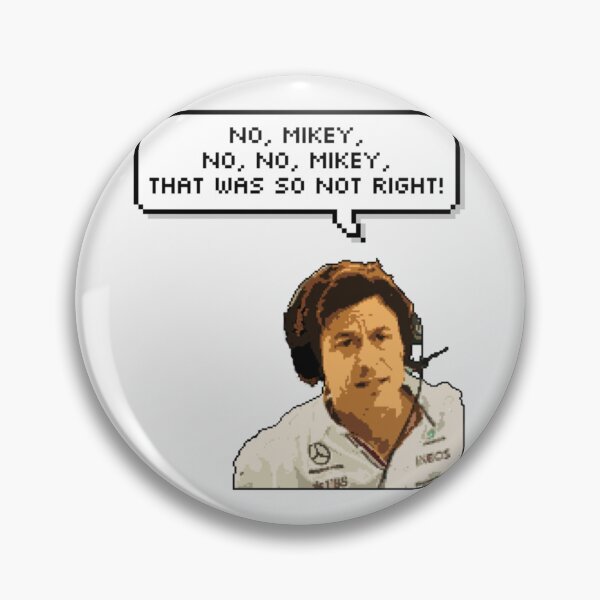 Item preview, Toto Wolff - No Mikey no no Mikey that was not so right pixel art- Limited Edition | Perfect Gift designed and sold by jenniedevo.