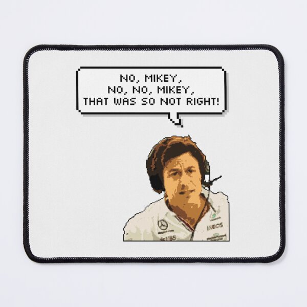 Item preview, Toto Wolff - No Mikey no no Mikey that was not so right pixel art- Limited Edition | Perfect Gift designed and sold by jenniedevo.