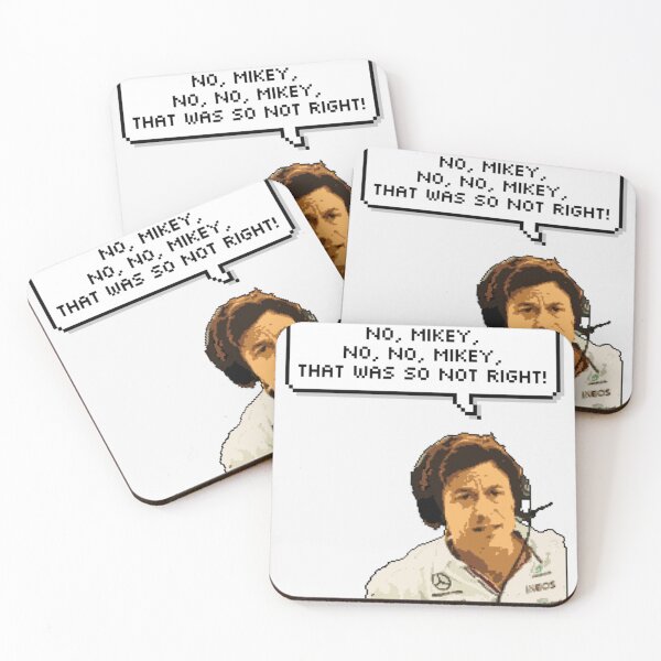 Item preview, Toto Wolff - No Mikey no no Mikey that was not so right pixel art- Limited Edition | Perfect Gift designed and sold by jenniedevo.