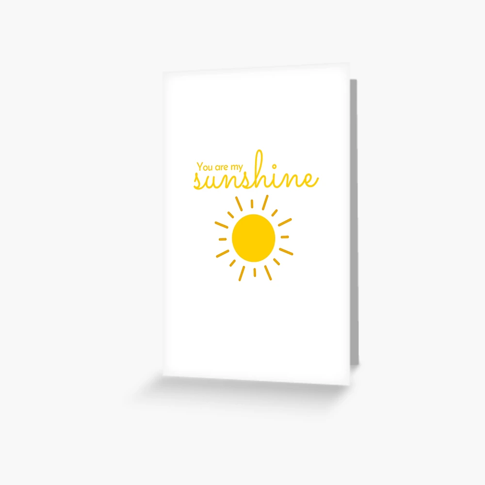 Melbourne Card You Are My Sunshine Melbourne Greeting Card 