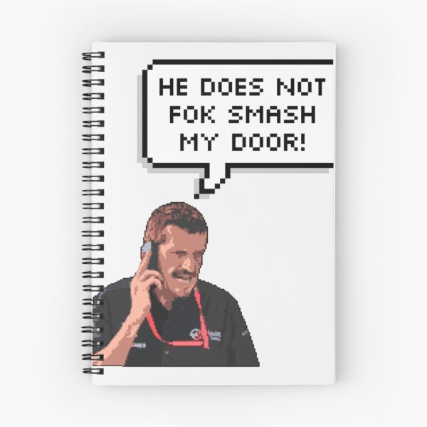 Item preview, Guenther Steiner - He does not FOK SMASH MY DOOR pixel art - Limited Edition | Perfect Gift designed and sold by jenniedevo.