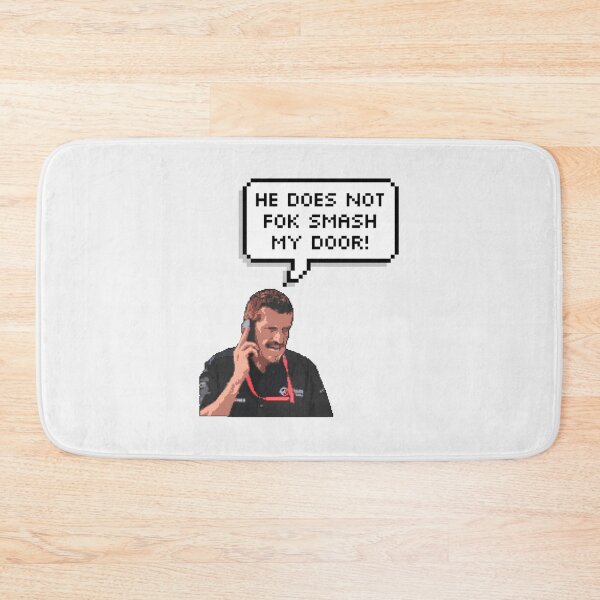 Item preview, Guenther Steiner - He does not FOK SMASH MY DOOR pixel art - Limited Edition | Perfect Gift designed and sold by jenniedevo.