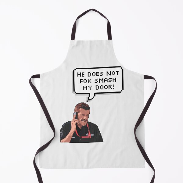 Item preview, Guenther Steiner - He does not FOK SMASH MY DOOR pixel art - Limited Edition | Perfect Gift designed and sold by jenniedevo.