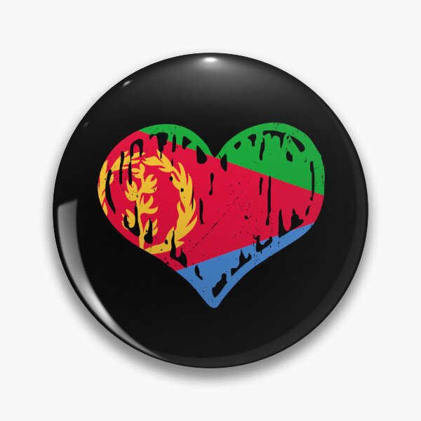 Item preview, Eritrea Flag Heart Love designed and sold by rafaeltto.