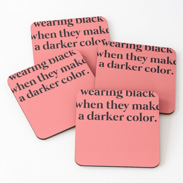 Item preview, I Always Wear Black  designed and sold by MarianneMarx.