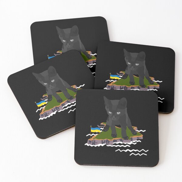 Item preview, Ukrainian Black Cat Named Snake Or Serpent Hero Small Kitten designed and sold by Aide.