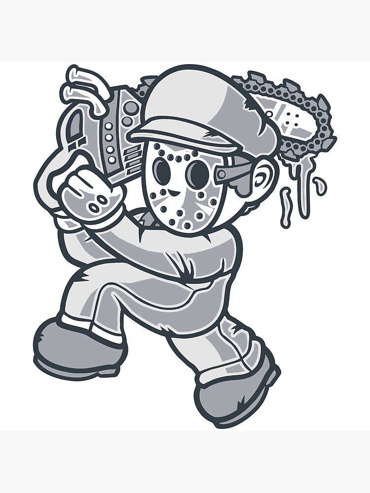 "Chainsaw Killer" Poster for Sale by kiRitoshi Redbubble