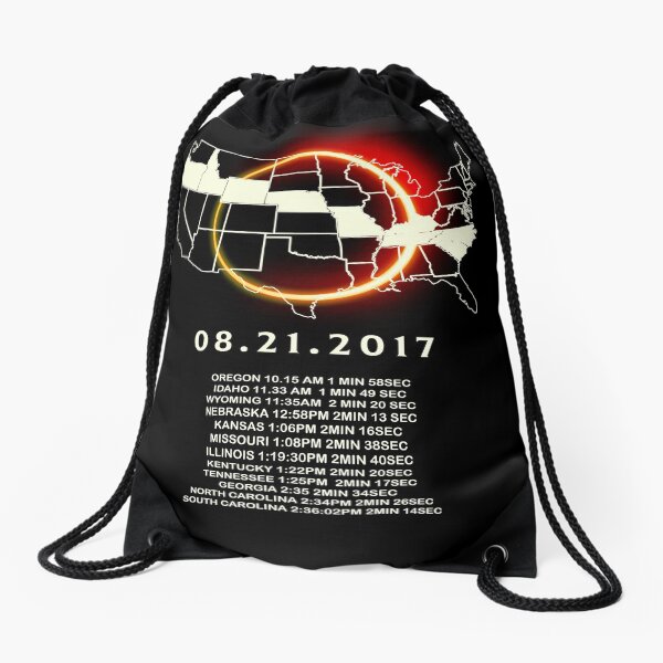 Item preview, States of the USA Total Eclipse 08/21/2017 designed and sold by Shoppy  Vista.