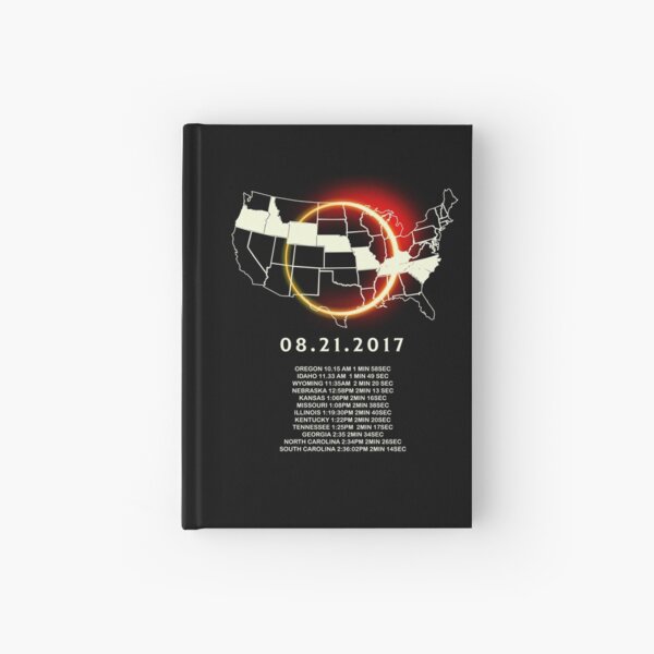 Item preview, States of the USA Total Eclipse 08/21/2017 designed and sold by Shoppy  Vista.