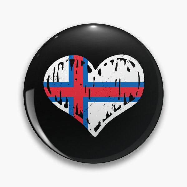 Item preview, Faroe Islands Flag Heart Love designed and sold by rafaeltto.