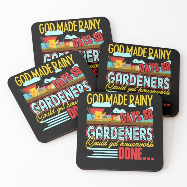 Item preview, Gardening God Made Rany Days SO Gardeners Could Get Housework Done designed and sold by UnknownArtistt.