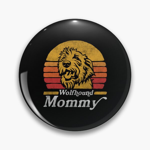 Item preview, Retro Vintage Irish Wolfhound Mommy designed and sold by More Cute Dogs.