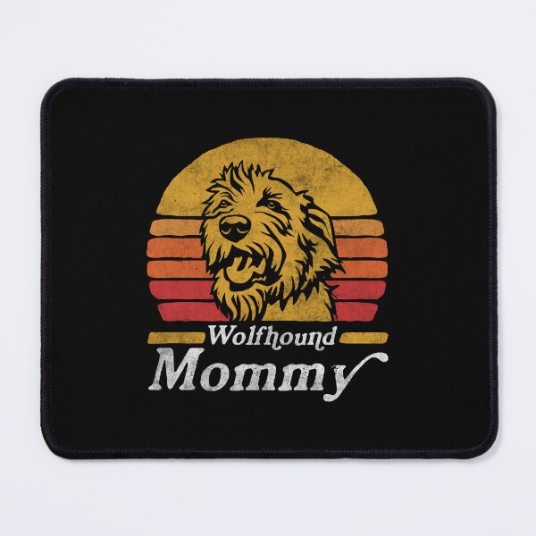 Item preview, Retro Vintage Irish Wolfhound Mommy designed and sold by More Cute Dogs.