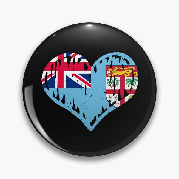 Item preview, Fiji Flag Heart Love designed and sold by rafaeltto.