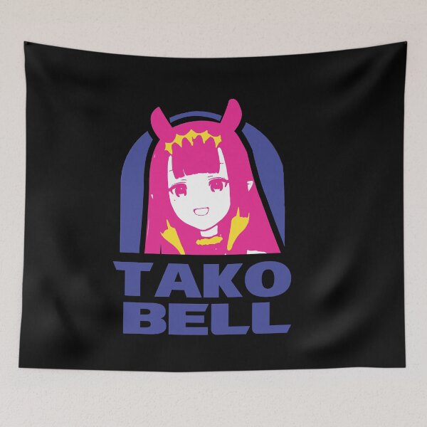 Artikelvorschau, Hololive DE Ina TAKO BELL Logo Parodie Classic entworfen und verkauft von PaulAnnis.