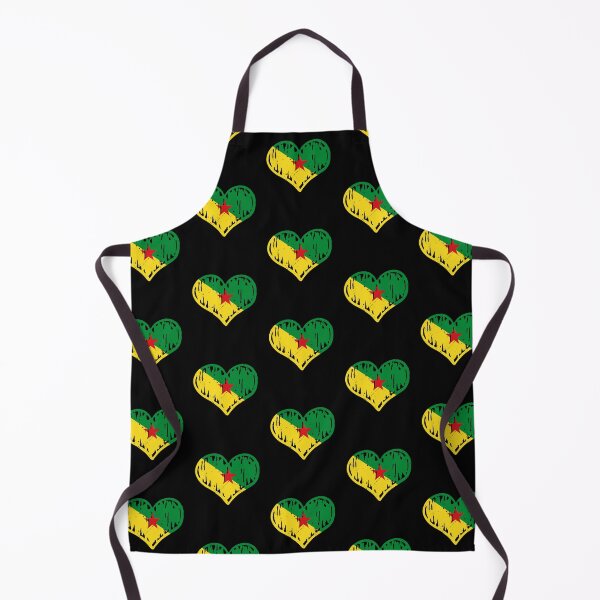 Item preview, French Guiana Flag Heart Love designed and sold by rafaeltto.