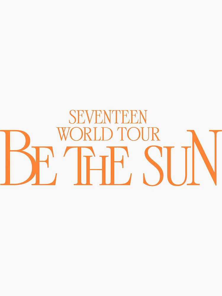Seventeen World Tour 2022 Be The Sun merch shirt, Seventeen kpop