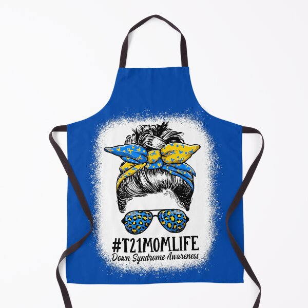 Item preview, T21 Mom Life Down Syndrome Awareness Messy Bun designed and sold by EmilieWebeEW.
