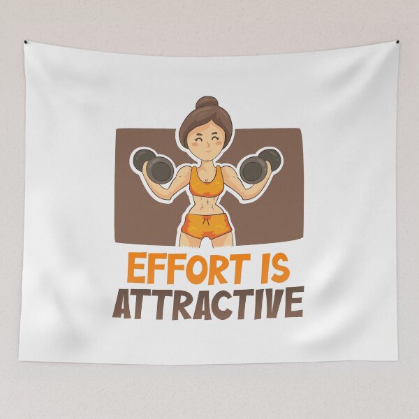 Item preview, Effort is Attractive designed and sold by lunacarter.
