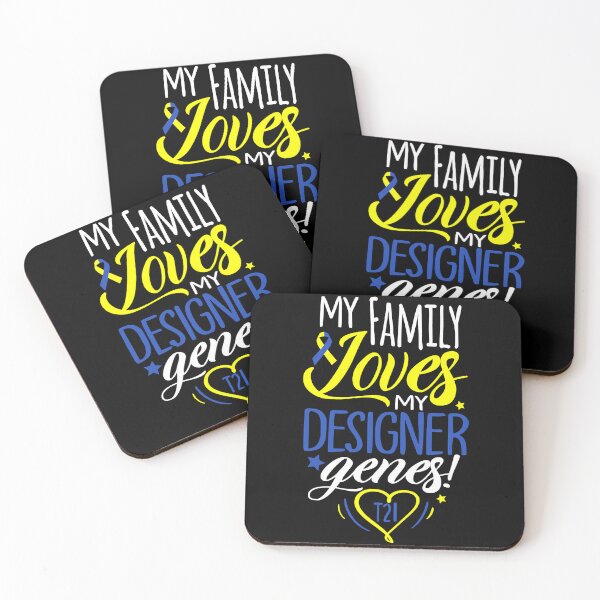 Item preview, My Family Love My Designer Genes T21 Down Syndrome Awareness designed and sold by EmilieWebeEW.