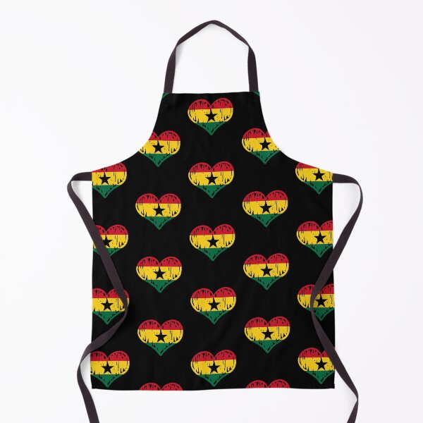 Artikelvorschau, Ghana Flag Heart Love entworfen und verkauft von rafaeltto.