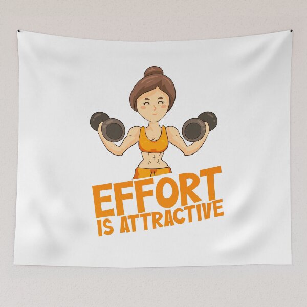Item preview, Effort is Attractive designed and sold by lunacarter.