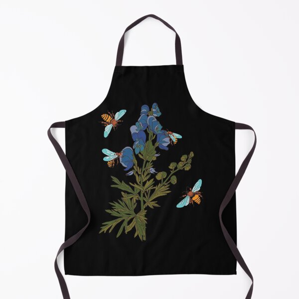 Item preview, botanical illustration of a plant and a bee designed and sold by LoriClark29898.