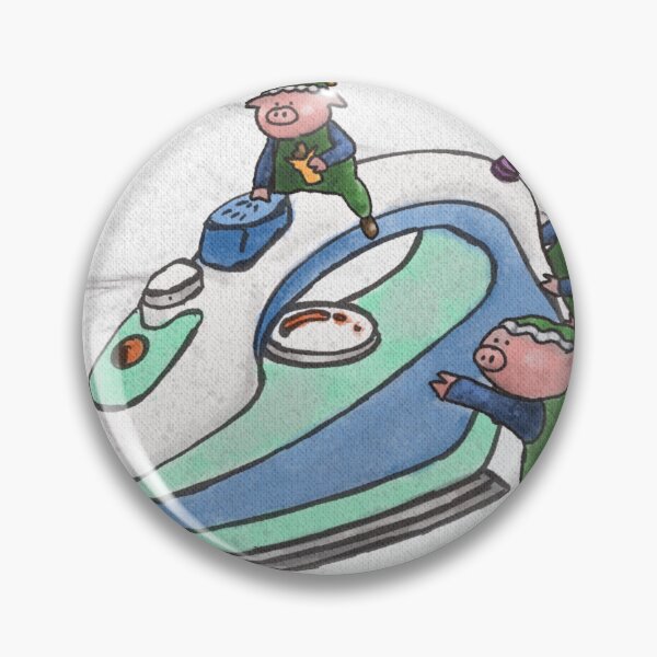 Item preview, Piggy Small and Friends - Ironing your Shirt designed and sold by PiggySmall.