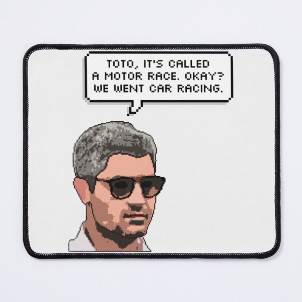 Item preview, Michael Masi - It's called a motor race. We went car racing (pixel art)- Limited Edition | Perfect Gift designed and sold by jenniedevo.
