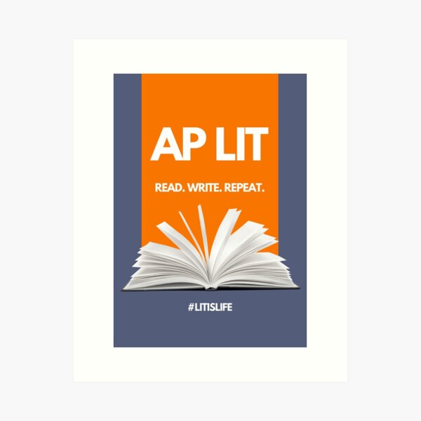 Item preview, AP Lit Read Write Repeat promo poster designed and sold by Cinco1971.