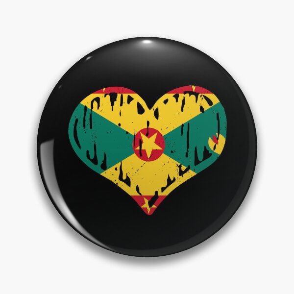 Item preview, Grenada Flag Heart Love designed and sold by rafaeltto.