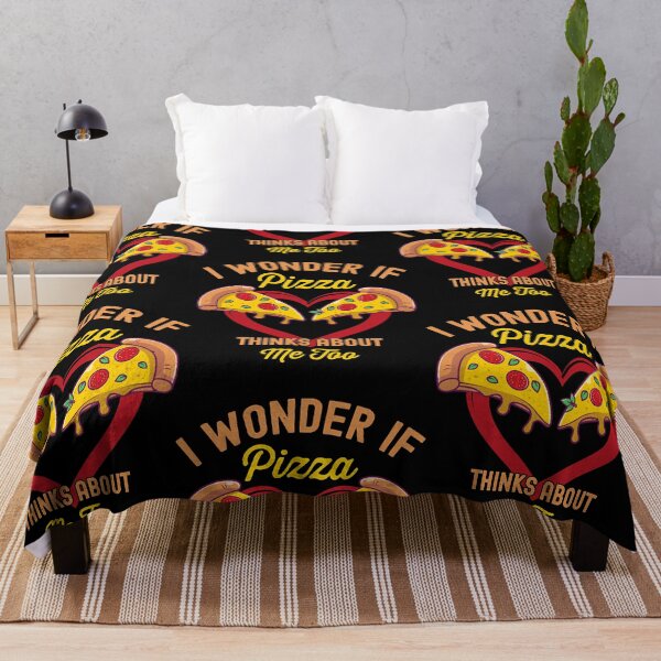 Item preview, I Wonder If Pizza Thinks About Me Too designed and sold by BobCochra11486.