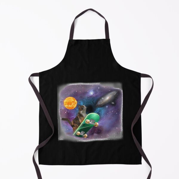 Item preview, Cat on skateboard in space designed and sold by OnayDesignUK.