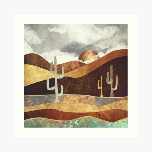 Patina Desert Art Print