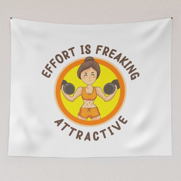 Item preview, Effort is Attractive designed and sold by lunacarter.