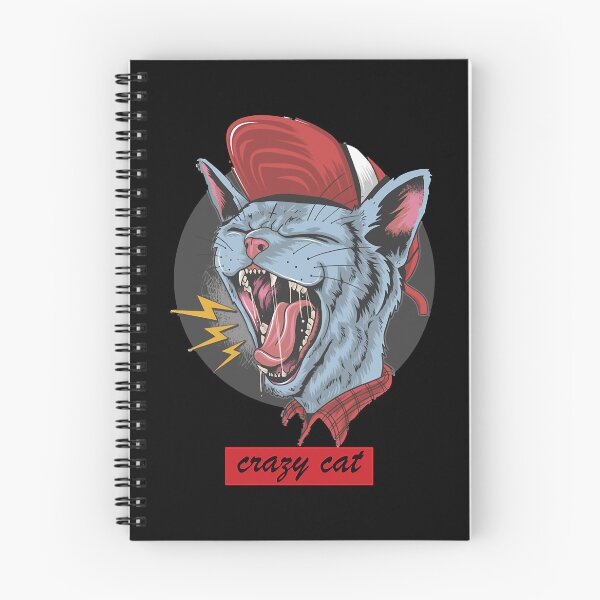 Artikelvorschau, Verrückte Katze entworfen und verkauft von OnayDesignUK.