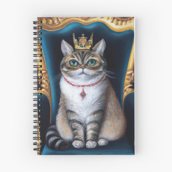 Item preview, Cat King designed and sold by CloverFi.