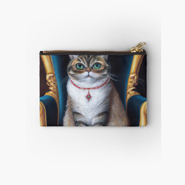 Item preview, Cat King designed and sold by CloverFi.