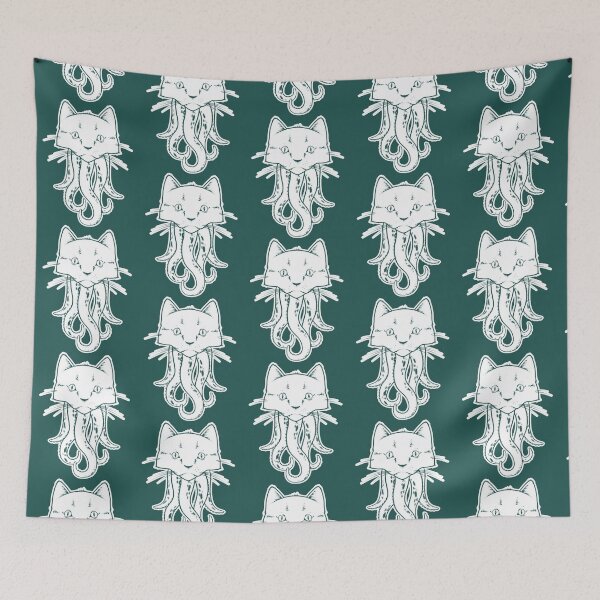 Item preview, Funny Cat Graphic Design - Catopus - Tentacat - Cathulhu design designed and sold by OnayDesignUK.