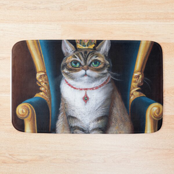 Item preview, Cat King designed and sold by CloverFi.
