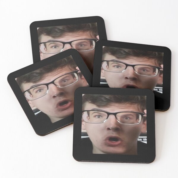 Item preview, Idubbbz Face Blown Up Photographic Print,tshirt designed and sold by OnayDesignUK.
