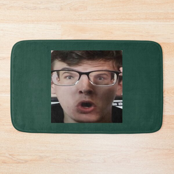Item preview, Idubbbz Face Blown Up Photographic Print,tshirt designed and sold by OnayDesignUK.